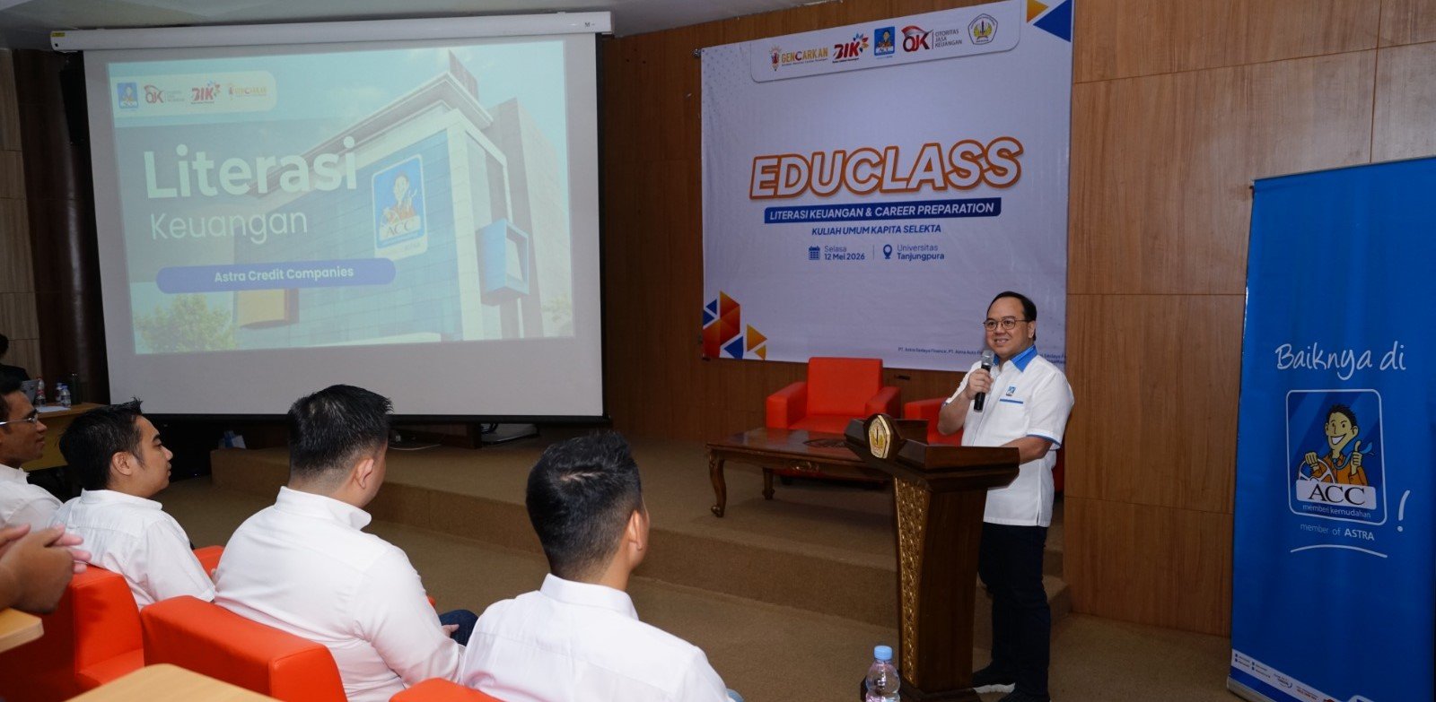 ACC Gelar Educlass Literasi Keuangan untuk Mahasiswa Universitas Tanjungpura