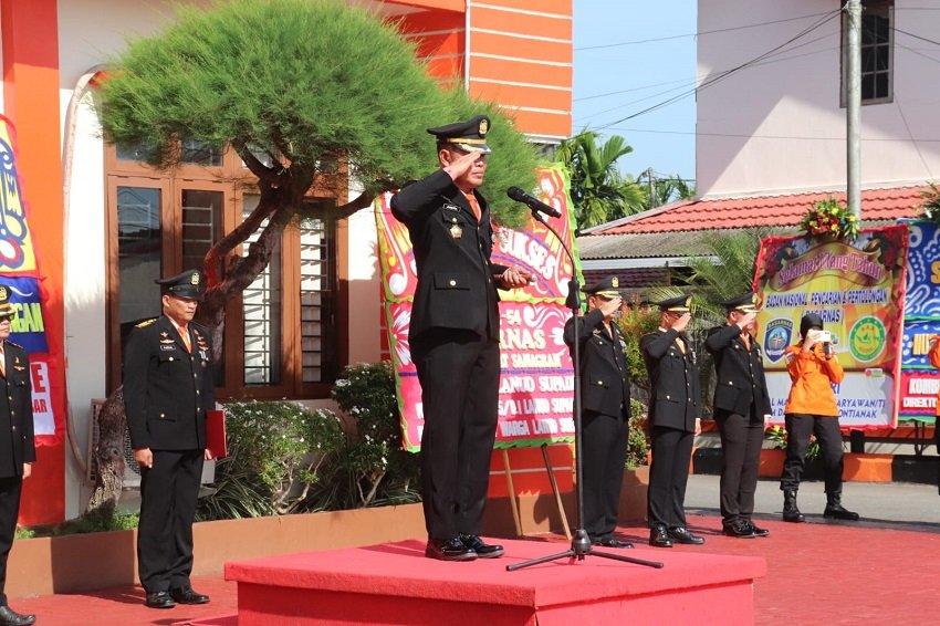 HUT ke-54 Basarnas, Kantor SAR Pontianak Tegaskan Komitmen Kemanusiaan Lewat Upacara