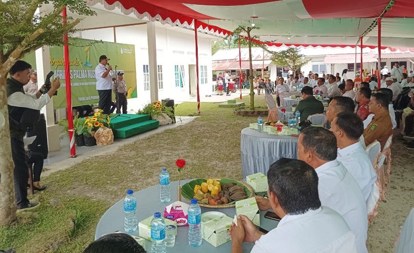 HUT Perdana, Agrinas Palma Nusantara Gelar Swasembada Sebat di Jagoi Babang