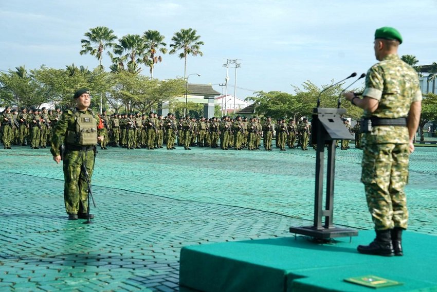 Pangdam Tanjungpura Sambut Heroik Kepulangan Satgas Walet Sakti dari Papua