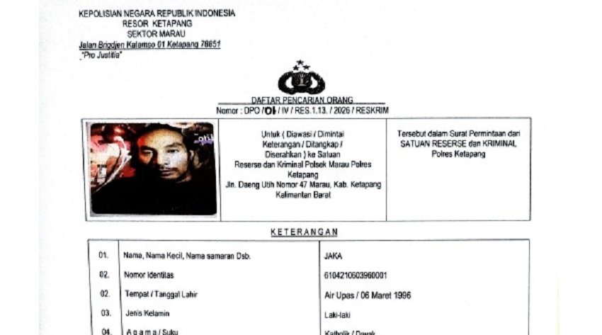 Polres Ketapang Kejar Pelaku Teror Pembakaran di Air Upas