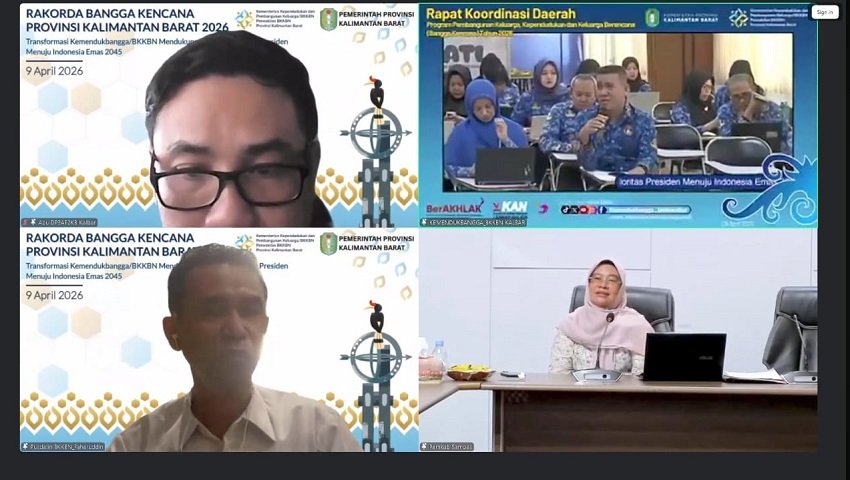 Rakorda Bangga Kencana 2026, BKKBN Kalbar Dorong Aksi Nyata dan Penguatan Sinergi Daerah