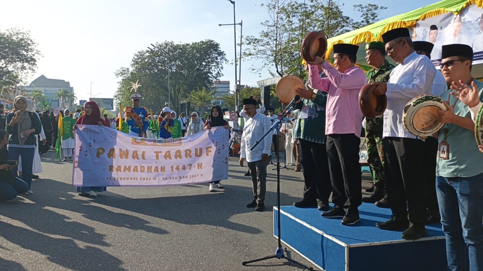 Ribuan Peserta Pawai Taaruf Sambut Ramadan, Bahasan Ajak Perkuat Toleransi dan Harmoni