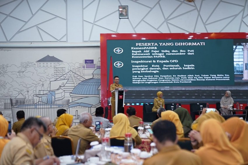 Wali Kota Pontianak Dorong SAKIP Naik ke Level AA, Tekankan Pelayanan Publik Berkualitas