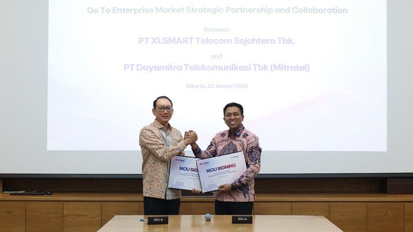 XLSMART dan Mitratel Berkolaborasi Percepat Digitalisasi Korporasi di Indonesia